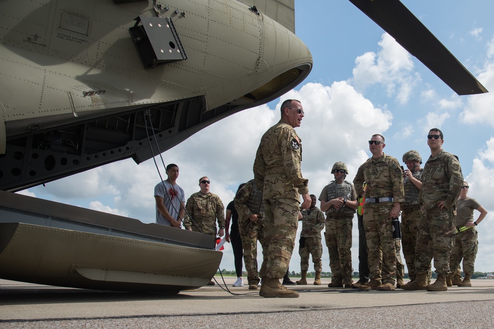 Chinook joint medical evacuation exercise