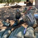 Army Reserve medical Soldiers improve their fighting position at Schoonover Airfield