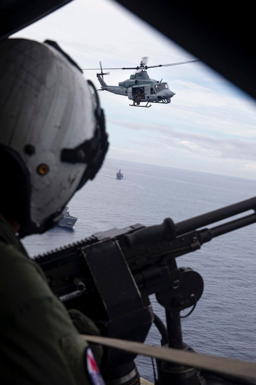 US Marines conduct a Maritime Interdiction Operation training exercise