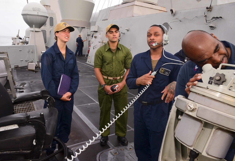 USS John P. Murtha (LPD 26) Midshipmen Training