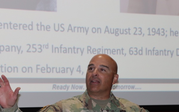 Army heritage ceremony of the 63rd Readiness Division