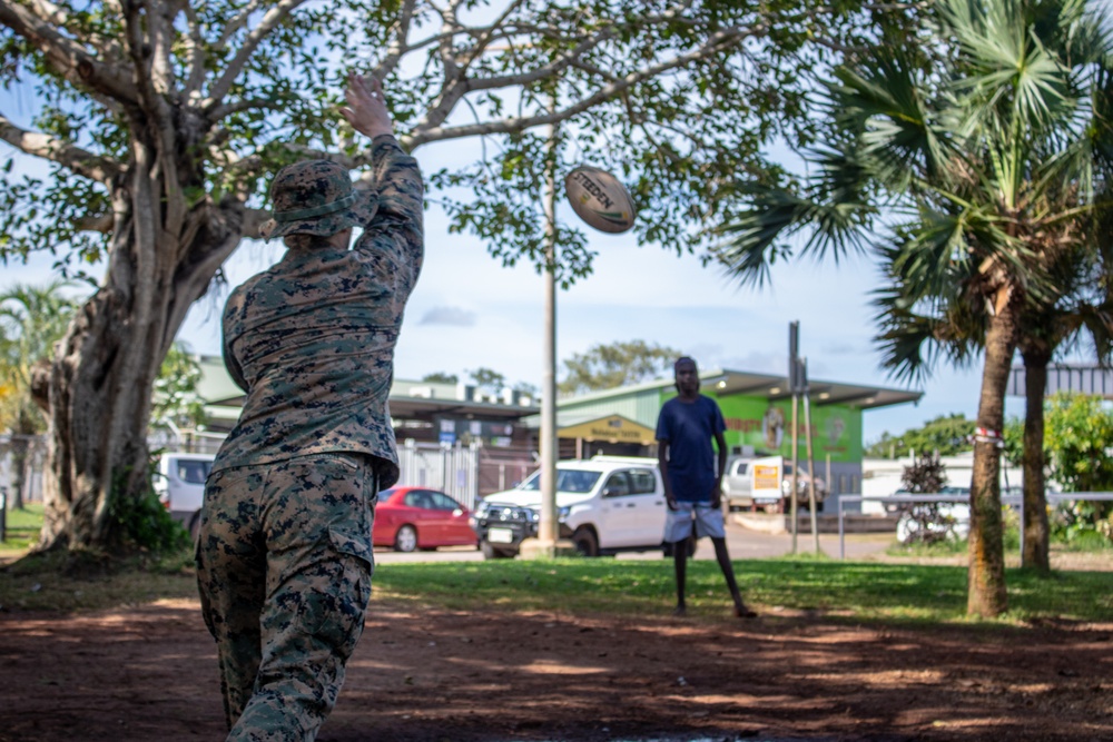 Exercise Darrandarra: local community ceremony