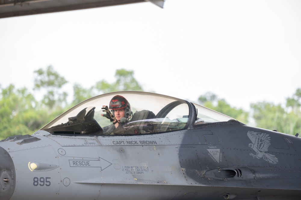 35th Fighter Wing F-16 Fighting Falcons Arrive in Indonesia