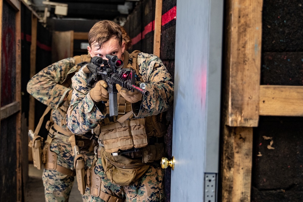 Force Recon Conducts Room Clearing Drills