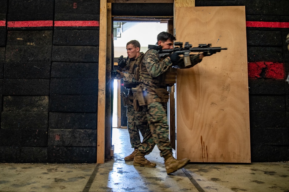 Force Recon Conducts Room Clearing Drills