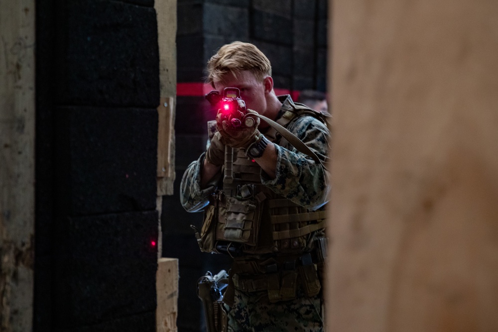 Force Recon Conducts Room Clearing Drills