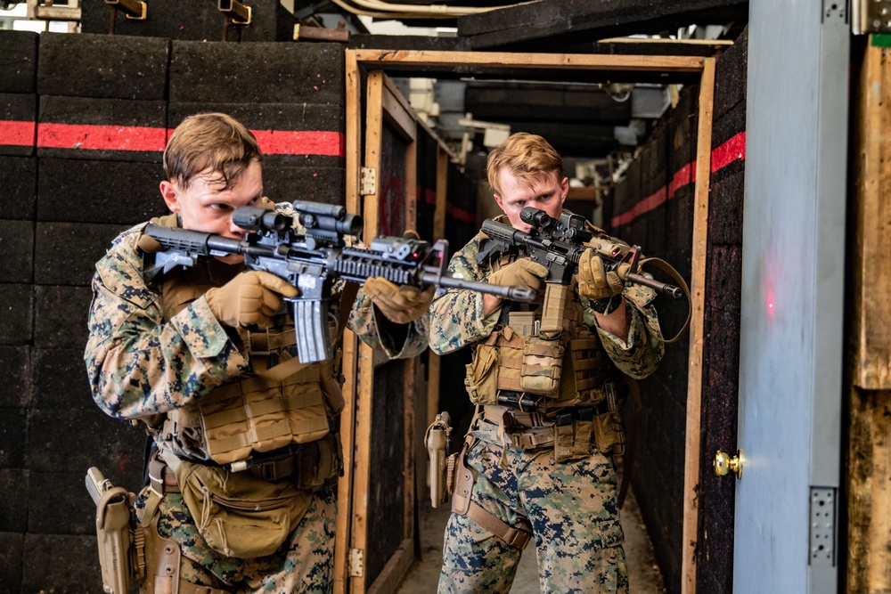 Force Recon Conducts Room Clearing Drills