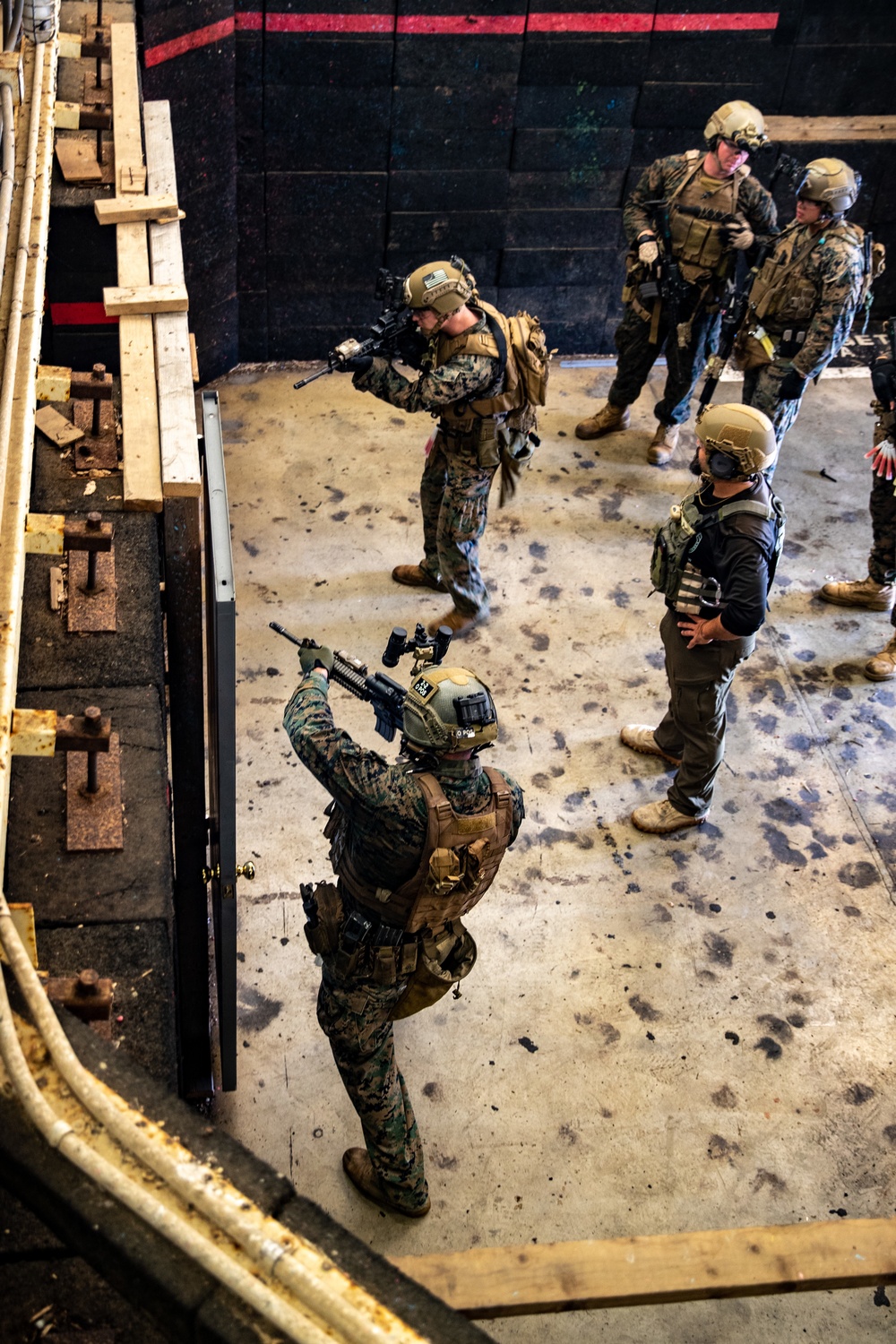 Force Recon Conducts Room Clearing Drills