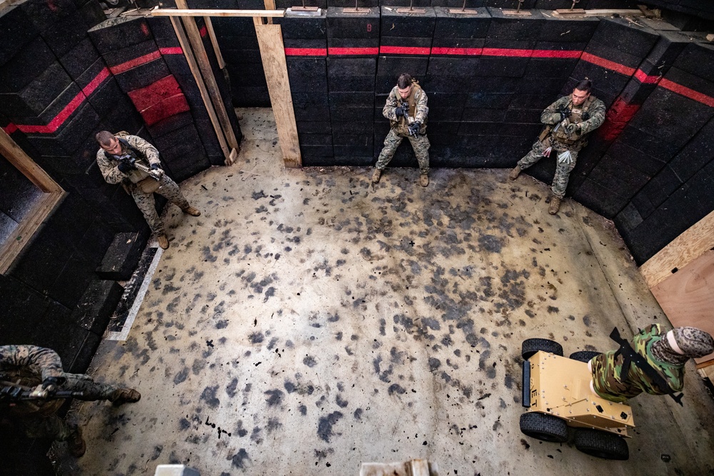 Force Recon Conducts Room Clearing Drills