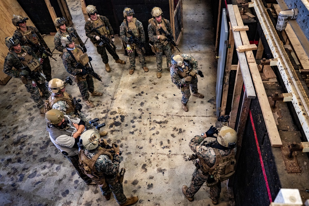 Force Recon Conducts Room Clearing Drills