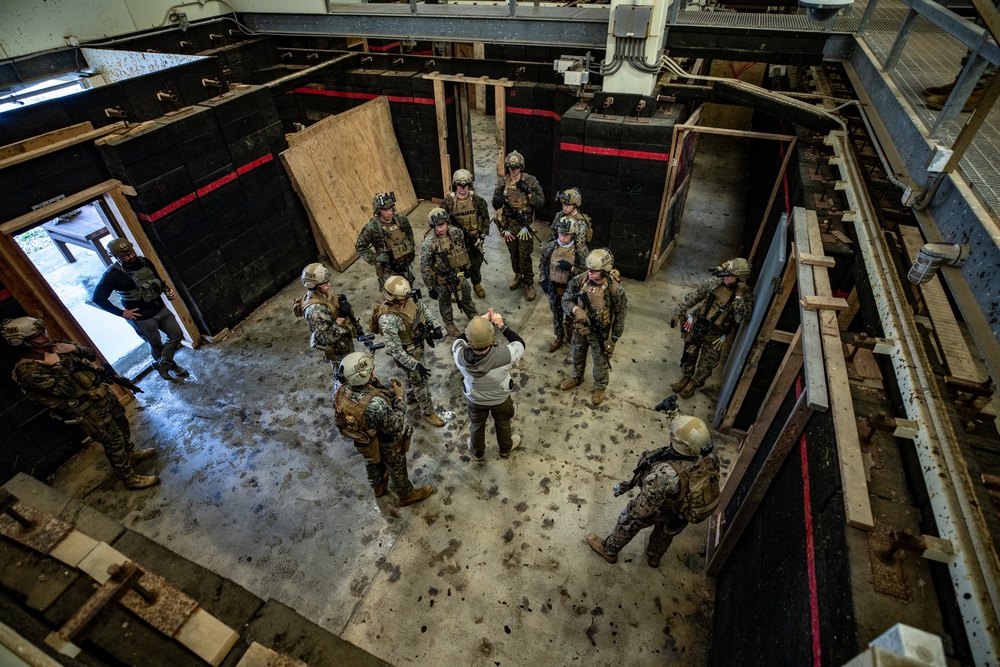 Force Recon Conducts Room Clearing Drills