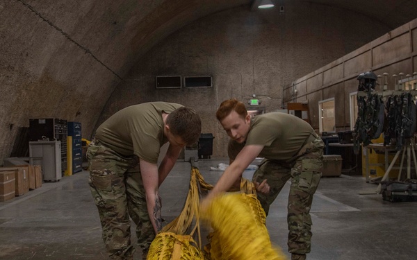 You deploy it, we pack it; 23rd EBS parachute shop
