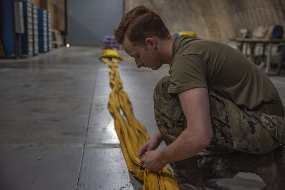 You deploy it, we pack it; 23rd EBS parachute shop