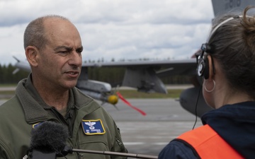 USAFE commander visits Kallax AB during ACE21