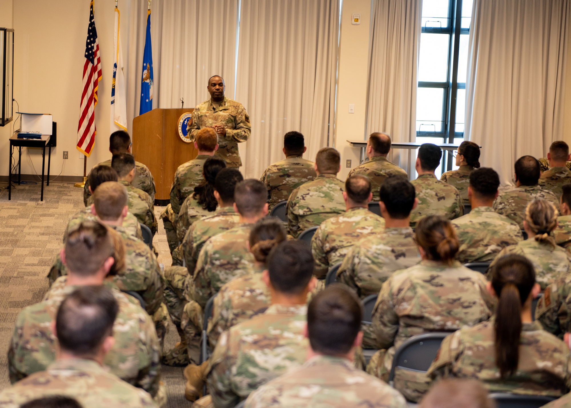 DVIDS - Images - ANG Command Chief Visits 102nd Intelligence Wing ...