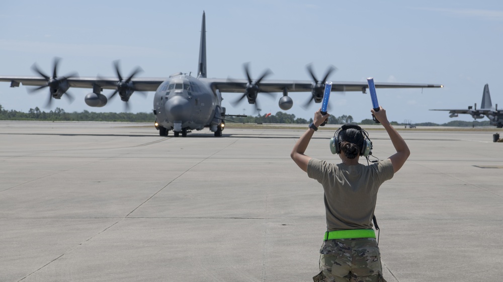 Air Commandos conduct first all-female AC-130J flight