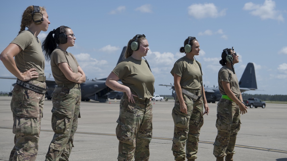 Air Commandos conduct first all-female AC-130J flight