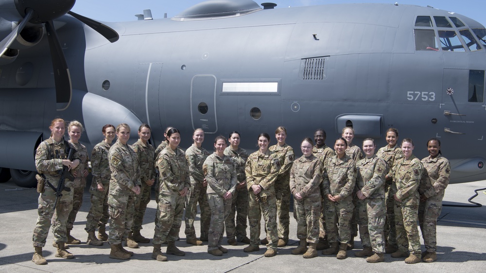 Air Commandos conduct first all-female AC-130J flight