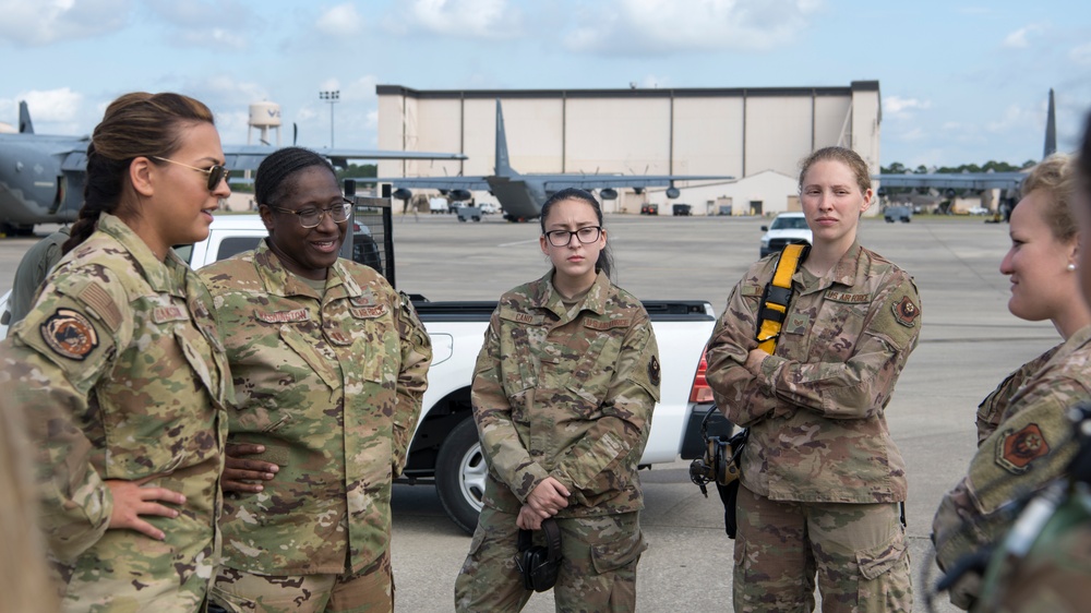 Air Commandos conduct first all-female AC-130J flight