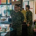 Members of MRF-D, ADF and JGSDF attend a morning tea event