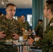 Members of MRF-D, ADF and JGSDF attend a morning tea event