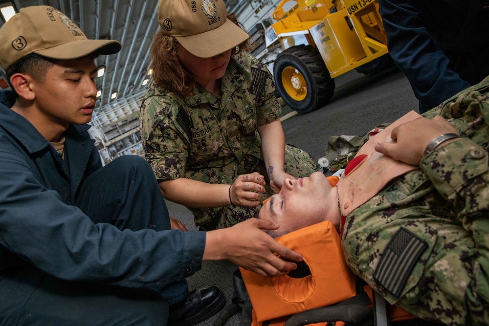 Kearsarge Mass Causality Drill