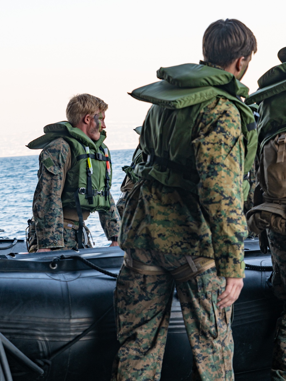 BLT 1/4 Marines conduct small boat raid training