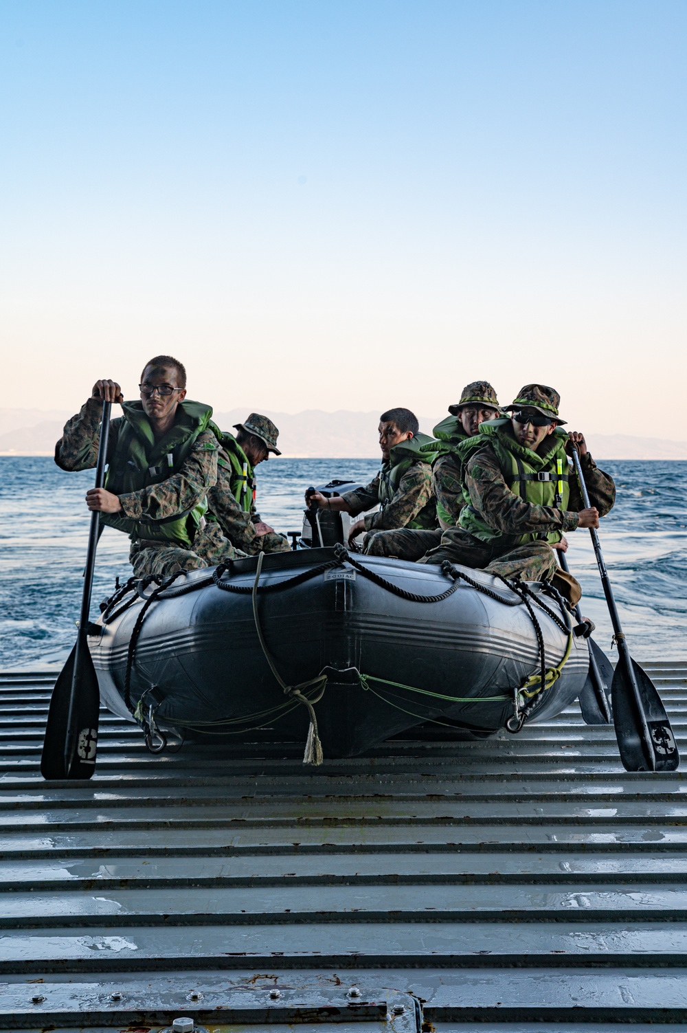 BLT 1/4 Marines conduct small boat raid training