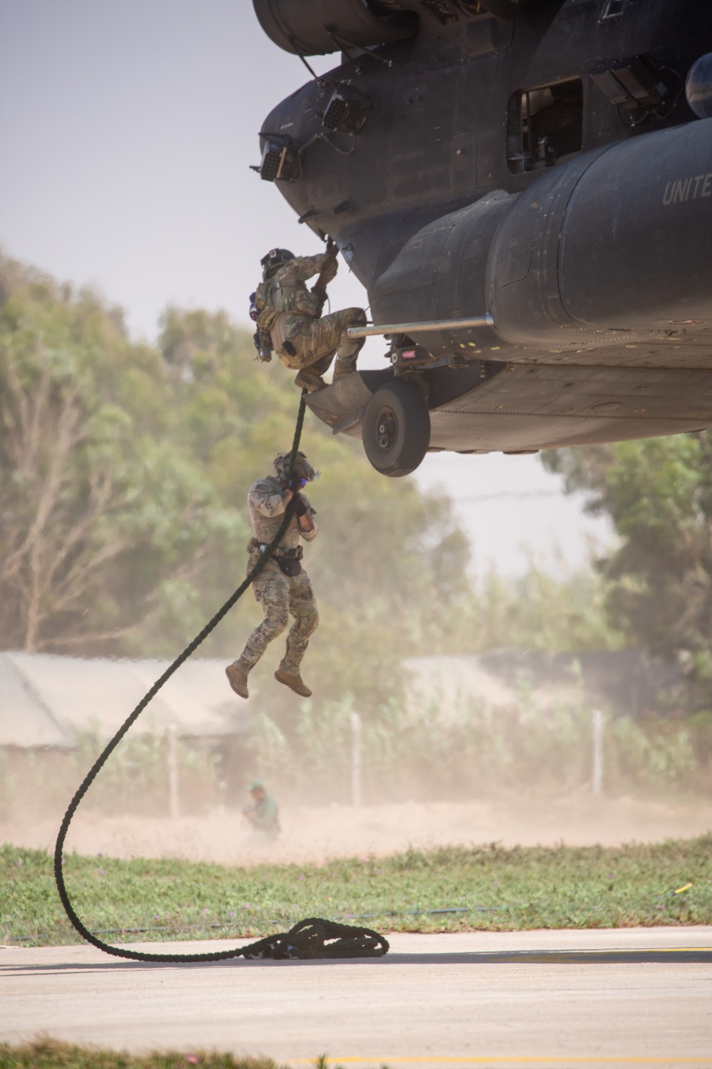 African Lion 2021 - 160th SOAR, 19th SFG and Moroccan Forces Fast Rope