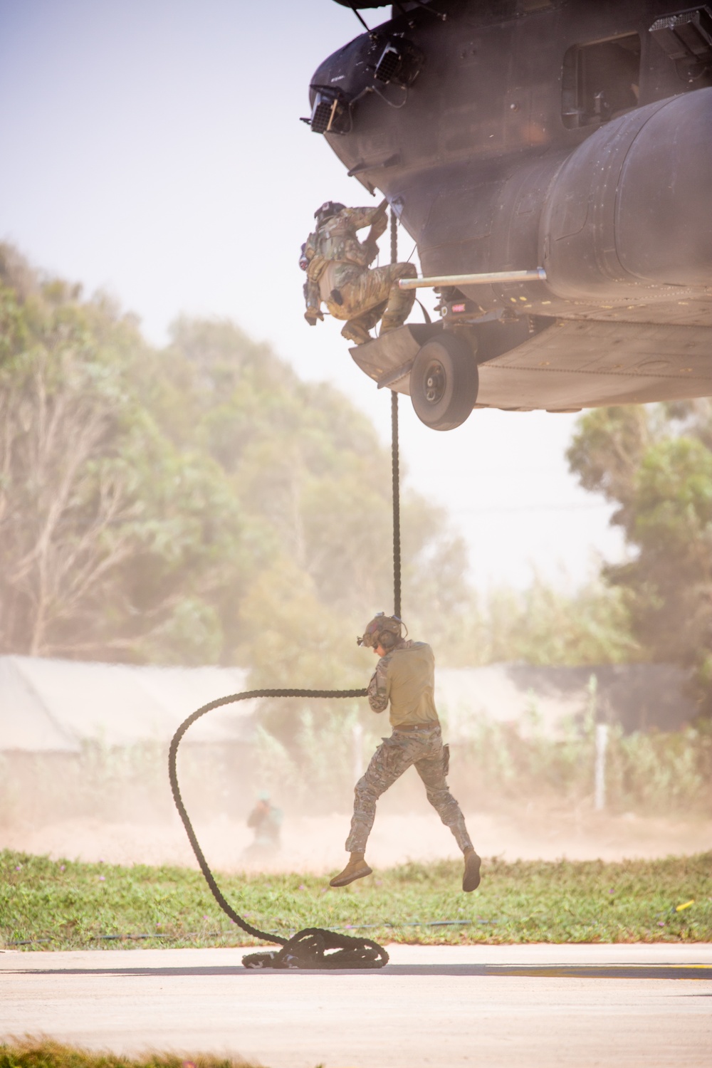 African Lion 2021 - 160th SOAR, 19th SFG and Moroccan Forces Fast Rope