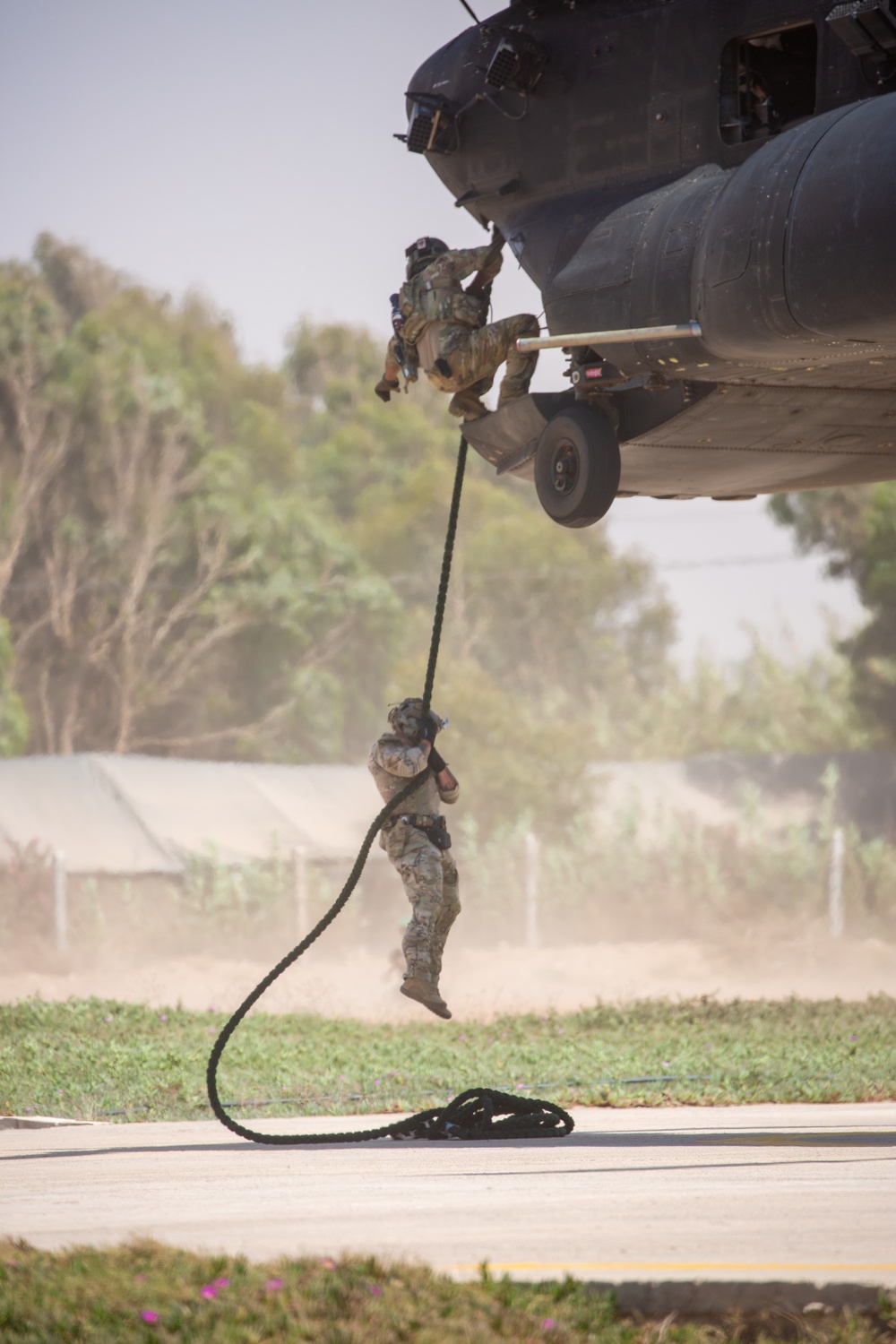 African Lion 2021 - 160th SOAR, 19th SFG and Moroccan Forces Fast Rope