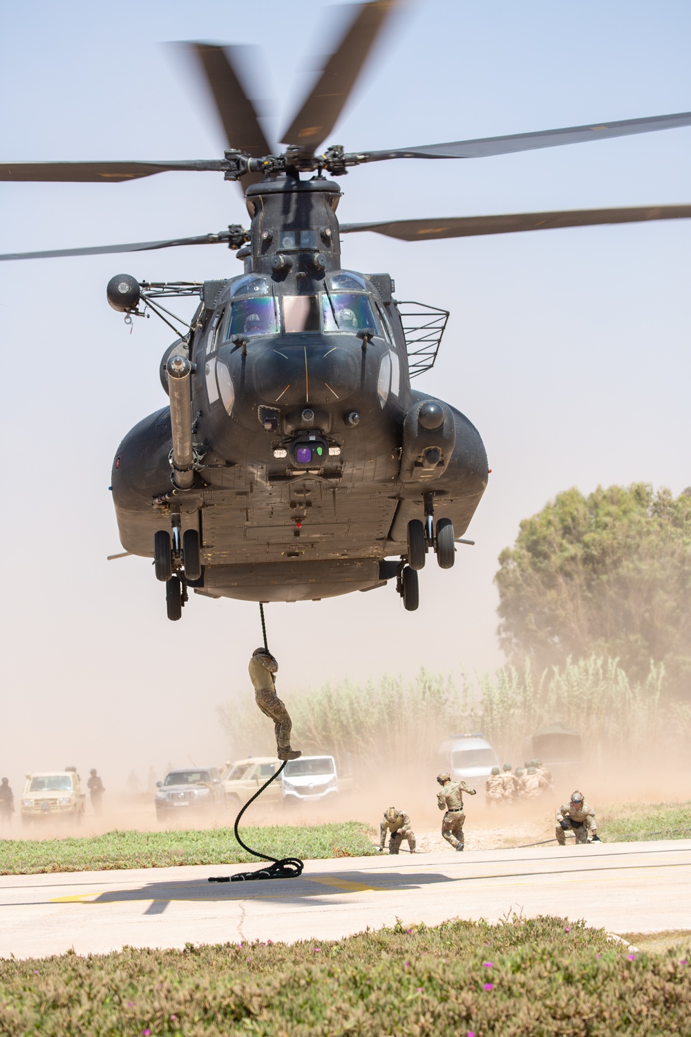 African Lion 2021 - 160th SOAR, 19th SFG and Moroccan Forces Fast Rope