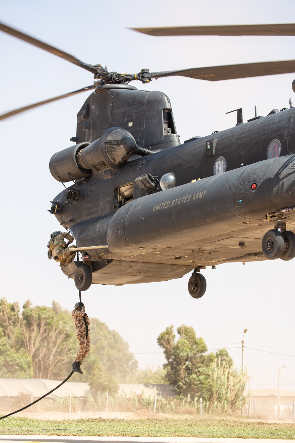 African Lion 2021 - 160th SOAR, 19th SFG and Moroccan Forces Fast Rope