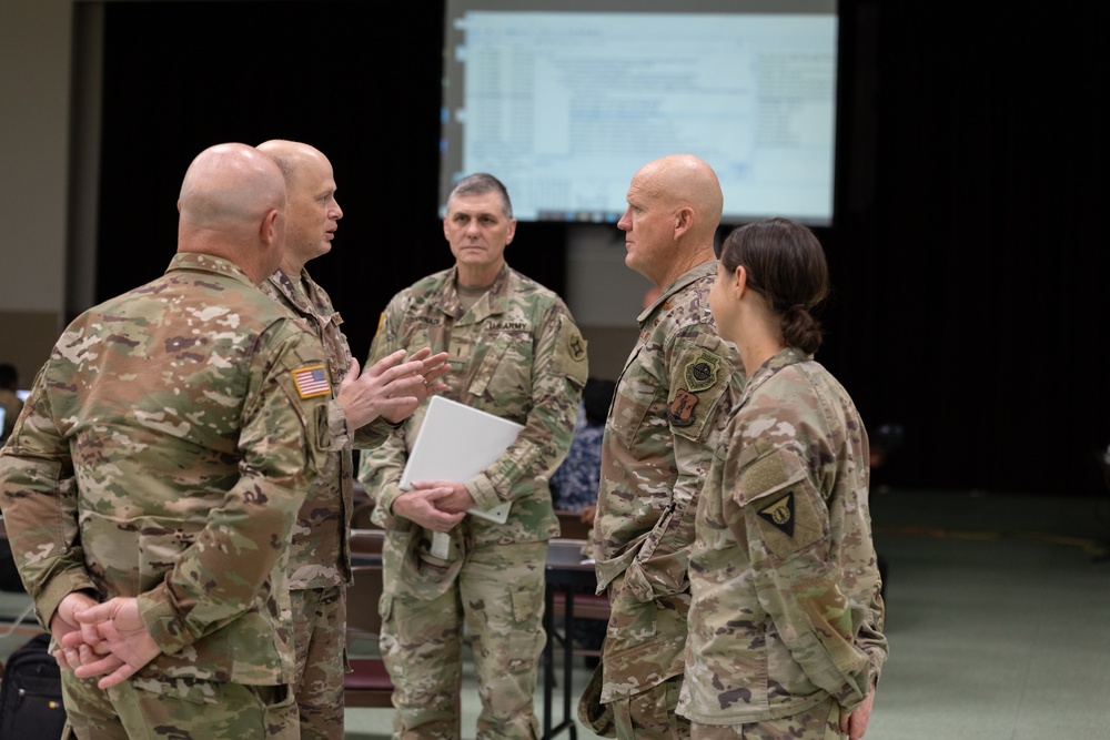 Florida National Guard Command Staff visit Soldiers training in Tradewinds 2021