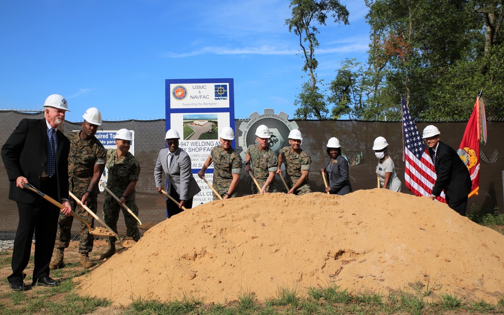 Marine Corps Logistics Command Holds Groundbreaking Ceremony