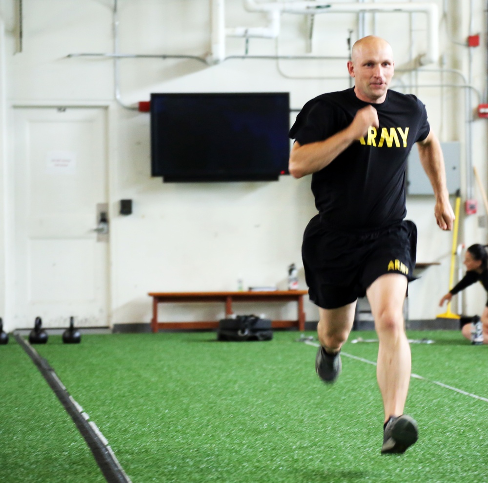 Guardsmen take on Army Combat Fitness Test
