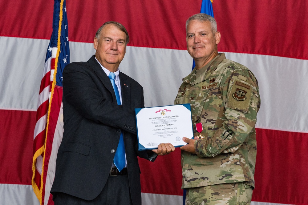 May retires following 33 years in the U.S. Air Force