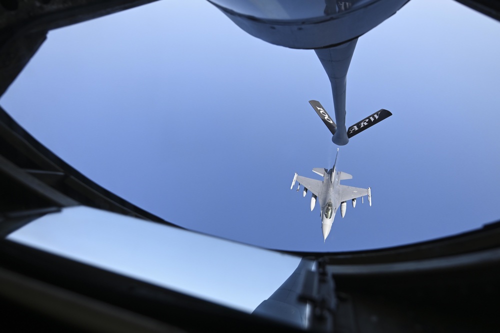 100th ARW guides 31st FW F-16s to Exercise African Lion 2021