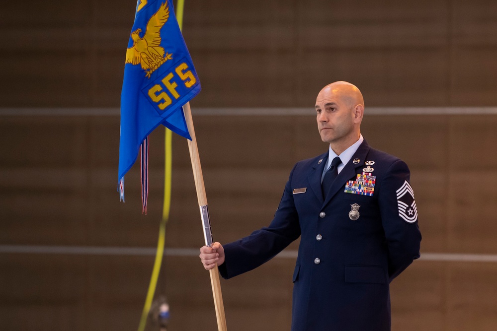 423rd SFS Change of Command