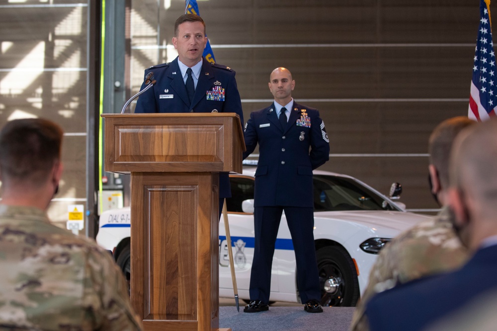 423rd SFS Change of Command