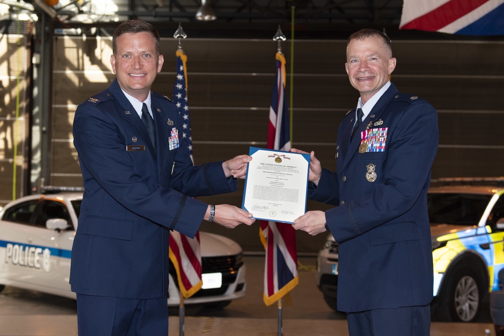 423rd SFS Change of Command