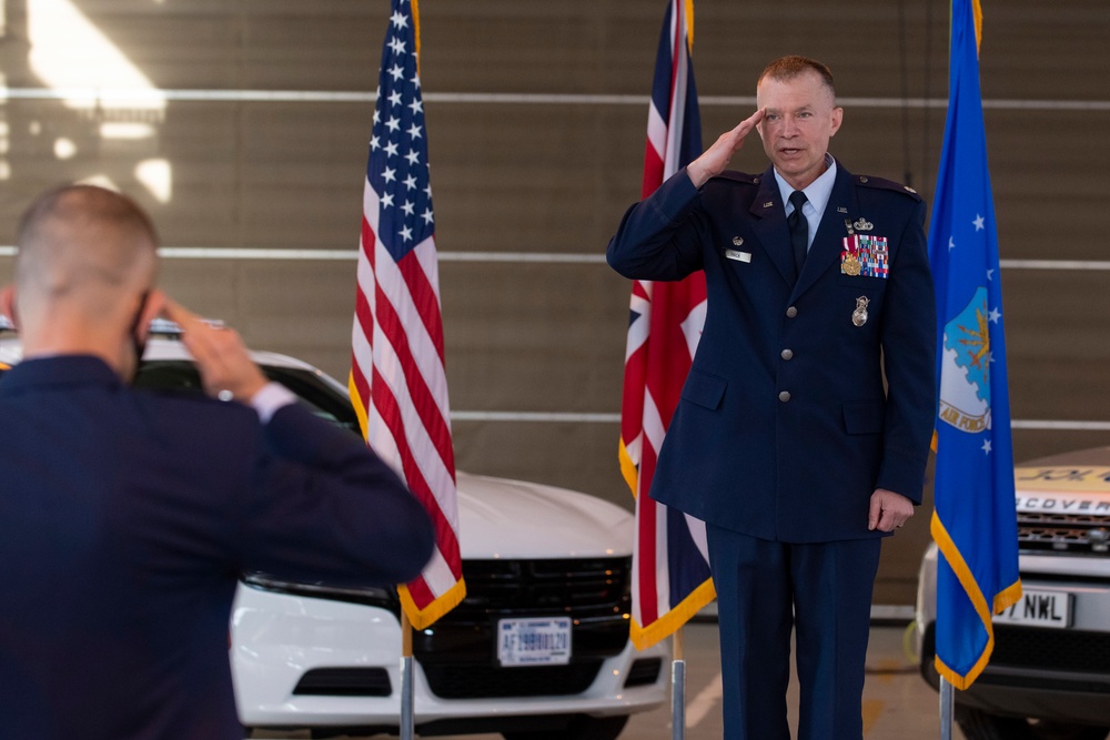 423rd SFS Change of Command