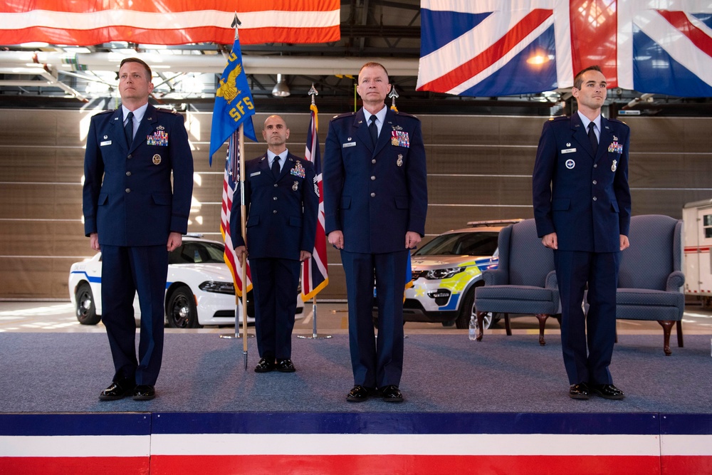 423rd SFS Change of Command