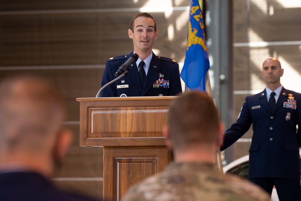 423rd SFS Change of Command