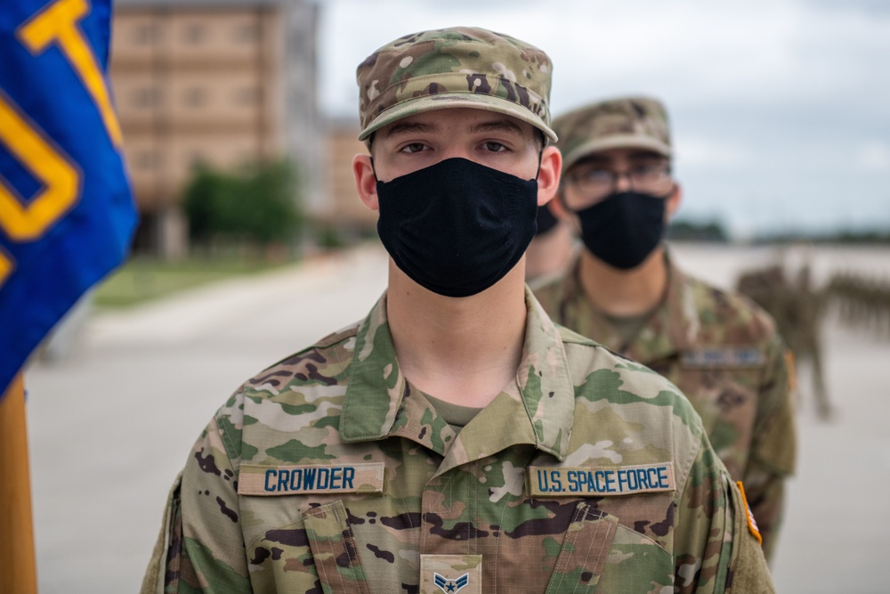 U.S. Air Force Basic Military Training Graduation and Coining Ceremony