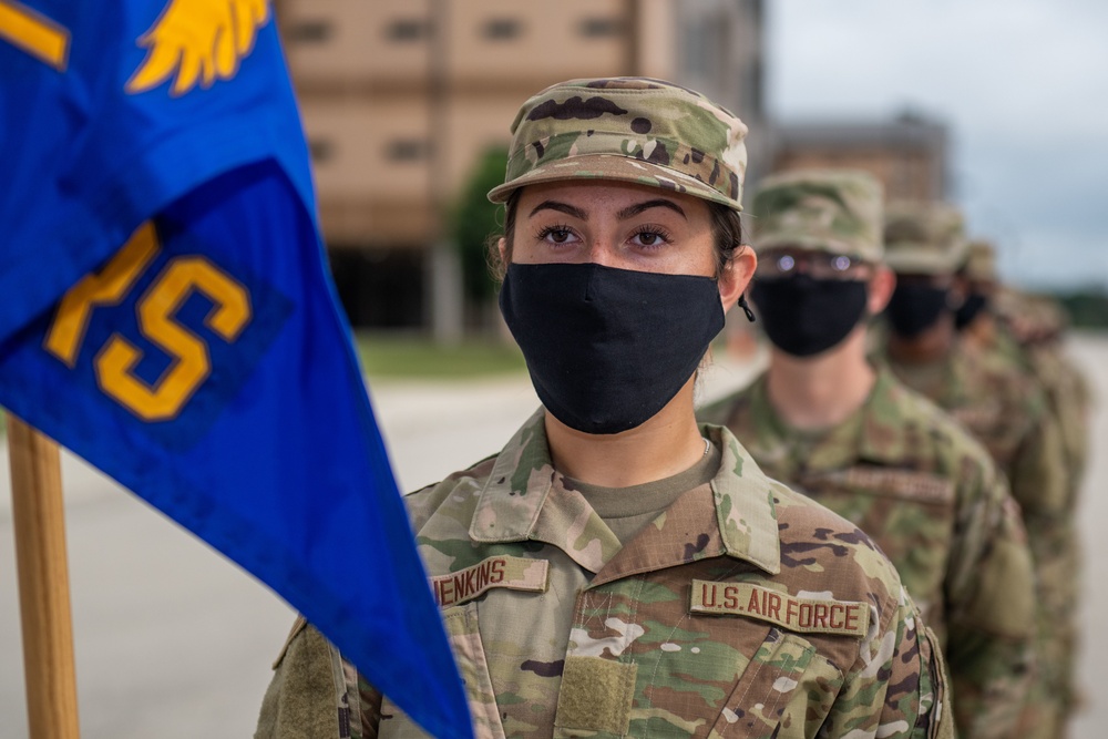 U.S. Air Force Basic Military Training Graduation and Coining Ceremony