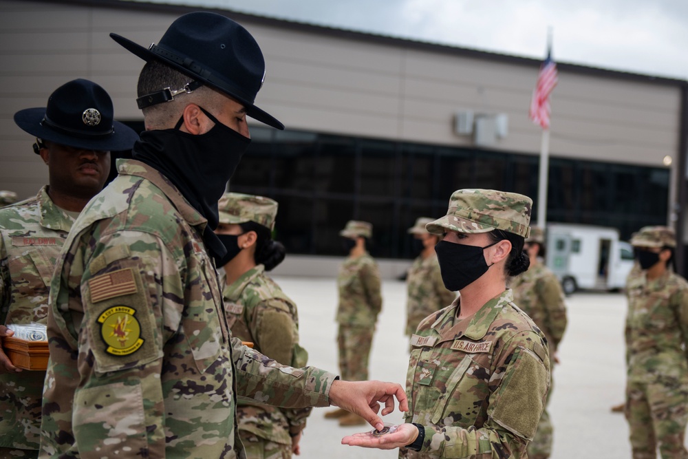 U.S. Air Force Basic Military Training Graduation and Coining Ceremony