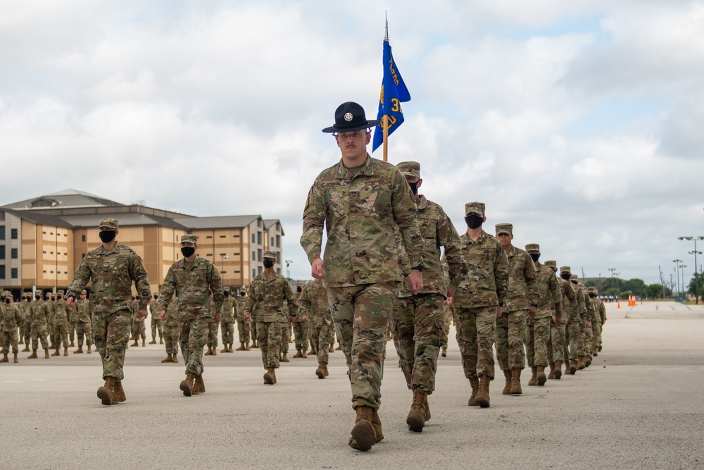 U.S. Air Force Basic Military Training Graduation and Coining Ceremony