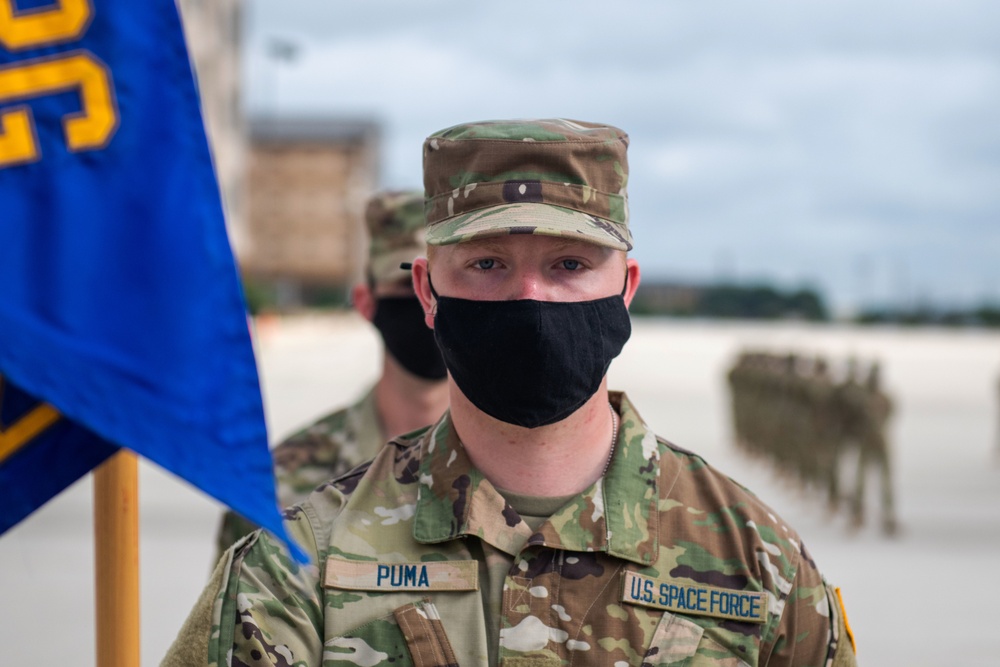 U.S. Air Force Basic Military Training Graduation and Coining Ceremony