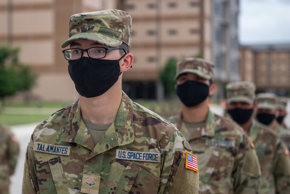 U.S. Air Force Basic Military Training Graduation and Coining Ceremony